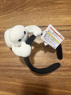 Tokyo Disney Big Hero 6 Baymax Plush Headband Ears Disneyland Japan - Image 1