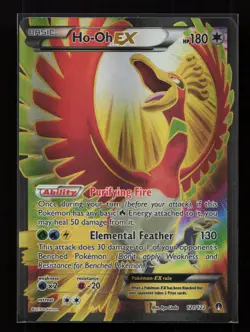Ho-Oh EX 121/122 Rare Ultra BREAKpoint Pokemon Lightly Played - Image 1
