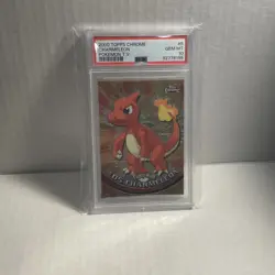2000 TOPPS CHROME POKEMON T.V. #5 CHARMELEON PSA 10 - Image 1