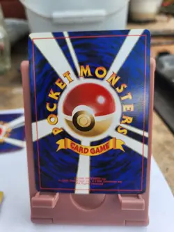 Japanese Pocket Monsters Card Game 3 Cards Rhydon Lapras Growlithe 1996 Nintendo - Image 2