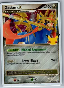 Zacian LV. X SWSH135 SWSH: Sword & Shield Promo Cards - Pokemon Card - NM - Image 1