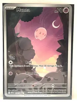 Pokemon TCG Munna 116/086 Basic Card Near Mint English SV - Image 1