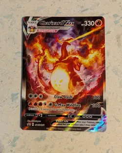 Pokemon TCG Charizard VMAX SWSH261 Promo Full Art Holo Card - Image 1