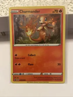 Pokemon Charmander SWSH092 Holo Black Star Promo Card - Image 2