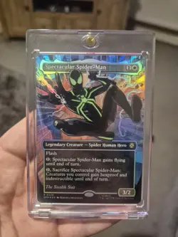 Spectacular Spider-Man - The Stealth Suit 0238 TEXTURED FOIL MTG Magic NM/Mint - Image 1