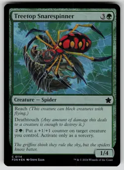 Treetop Snarespinner Foil C Foundations 114 NM - Image 1