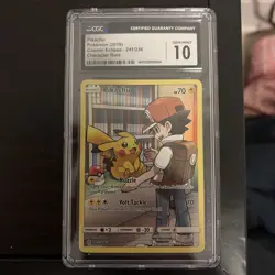 Pokemon S & M PIKACHU Cosmic Eclipse Secret Rare FA 241/236 CGC 10 💎 GEM MINT - Image 1