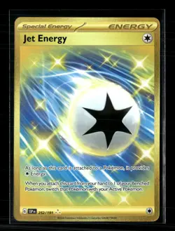 Pokemon 2024 Surging Sparks Jet Energy HR #252/191 - Image 1