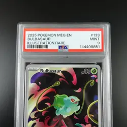 PSA 9 Bulbasaur 133/132 Pokemon Mega Evolutions Graded Card - Image 2