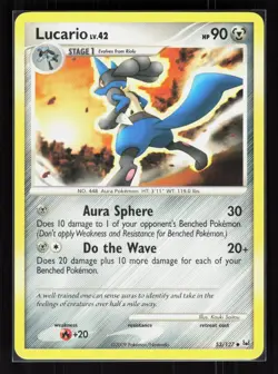 Lucario Uncommon Pokemon Platinum 53/127 LP - Image 1