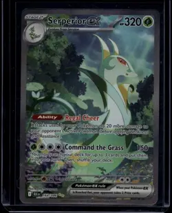 Pokemon TCG Serperior ex 164/086 Black Bolt Special Illustration Rare NM - Image 1