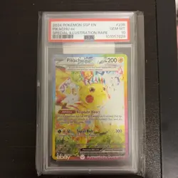 Pokemon 2024 Pikachu ex 238/191 SIR Surging Sparks GEM MINT PSA 10 - Image 1