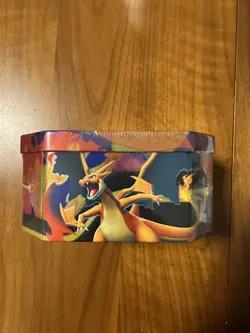 Factory Sealed Pokemon Mega Charizard Y Ex Tin - Image 5