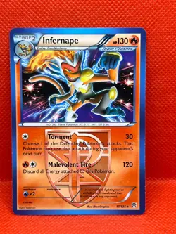 Pokemon Tcg Infernape 17/135 BW Plasma Storm Non Holo - Image 1