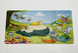 Pikachu, Eevee & More Starter Pokemon TCG Playmat & Office Mousepad | 23” x 12” - Image 1