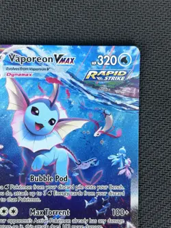 Vaporeon VMax NM LP Sword & Shield Promo SWSH182 Pokemon - Image 4