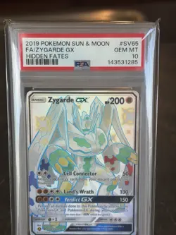 Pokemon PSA 10 Gem Mint Hidden Fates: Shiny Vault Full Art Zygarde GX SV65/SV94 - Image 2