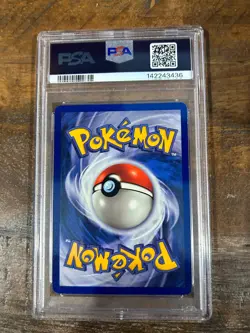 POKEMON 1999 Fossil PSYDUCK 1st Edition #53 PSA 7 RARE - Image 2