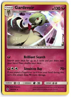 Pokemon TCG Gardevoir 141/214 Sm-Lost Thunder Holo - Image 1