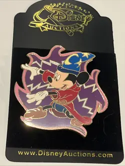Disney Auctions Pin Mickey Mouse LE500 LE 500 New On Card MINT v44 - Image 1