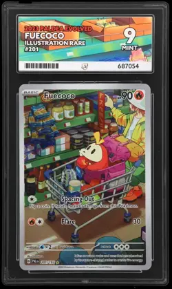 Pokemon TCG Fuecoco Scarlet & Violet Paldea Evolved Card 201/193 ACE 9 - Image 1