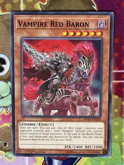 Yugioh Vampire Red Baron MP19-EN238 Single - Image 1