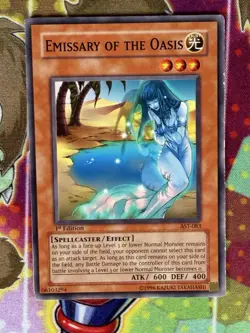 Yugioh Emissary Of The Oasis AST-083 1st Edition Single - Image 1