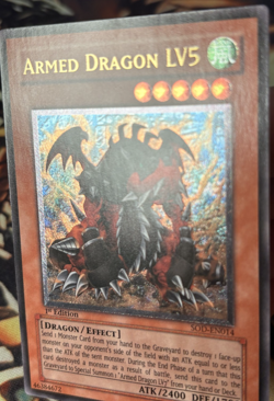 Yugioh: Armed Dragon LV5 - SOD-EN014 - Ultimate Rare - 1st Edition - MP - Image 3