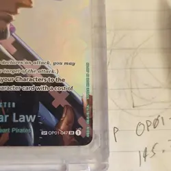 Bandai Trafalgar Law Super Rare Holo OP01-047 Kingdom's of Intrigue One Piece - Image 4