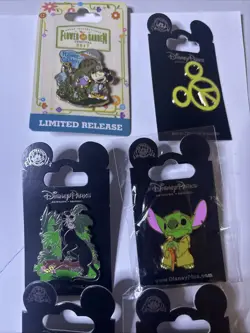 Disney Parks Pin Lot Limited Release Stitch Mickey Donald EPCOT Animal Kingdom - Image 3