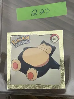 Pokemon Artbox Series 1 Vintage Sticker Set Bulbasaur Prizm Snorlax Gold 70+ - Image 2