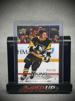 2025-26 Upper Deck Series 2 - Young Guns Ben Kindel #453 UD Exclusives /100 (RC) - Image 1