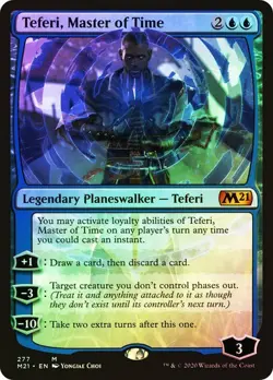 Teferi, Master of Time *Foil* - M21-BF - NM - Magic The Gathering - MTG - Image 1