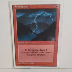 LIGHTNING BOLT (PORTUGUESE) --- MTG -- 4th. Ed. FOREIGN --- NM - Image 1