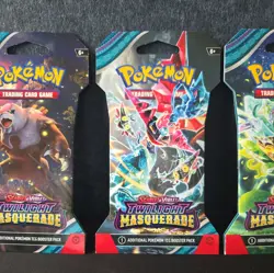 Pokemon S&V Twilight Masquerade Sleeved Booster Pack Art Bundle [ Set of 4 ] Lot - Image 3