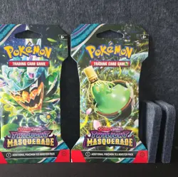 Pokemon S&V Twilight Masquerade Sleeved Booster Pack Art Bundle [ Set of 4 ] Lot - Image 5