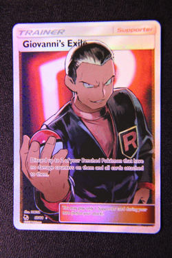 Pokemon Giovanni's Exile (Full Art) 67/68 Hidden Fates Holo - Image 1