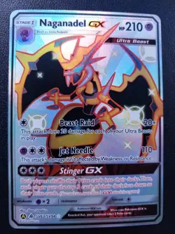 Pokemon Card Hidden Fates Shiny Vault Naganadel GX SV63/SV94 Rare Shiny GX - Image 1