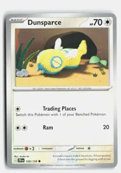 Dunsparce 120/159 Journey Together Common Pokemon NM - Image 1