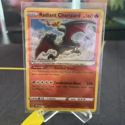 Radiant Charizard 020/159 Radiant Rare Holo Pokemon Crown Zenith LP - Image 1