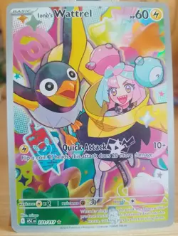 Ionos Wattrel 231/217 IR Illustration Rare Ascended Heroes Pokemon - Image 1