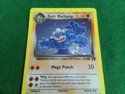 Pokemon Dark Machamp 10/82 Holo Card Team Rocket - Image 2