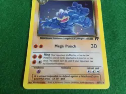 Pokemon Dark Machamp 10/82 Holo Card Team Rocket - Image 3