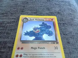 Pokemon Dark Machamp 10/82 Holo Card Team Rocket - Image 5