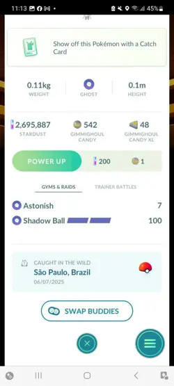 Pokemon Go Shiny Gimmighoul ( Background) ( Stage 1 ) - Image 2