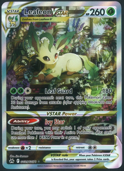 Leafeon VSTAR GG35/GG70 Full Art Pokemon Sword & Shield Crown Zenith Near Mint - Image 1