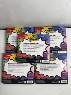 Lot of (5) Pokemon TCG Ascended Heroes Tech Sticker Collection 3-Pack Blisters - Image 5