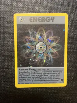 Pokemon 2000 Team Rocket Rainbow Energy (17/82) w/ SWIRL! - Image 1