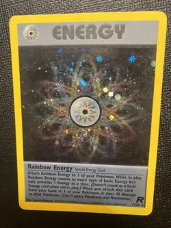 Pokemon 2000 Team Rocket Rainbow Energy (17/82) w/ SWIRL! - Image 5