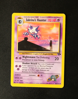 Pokemon Card TCG - Sabrina's Haunter 55/132 - Gym Challenge - Uncommon - LP ⭐ - Image 1